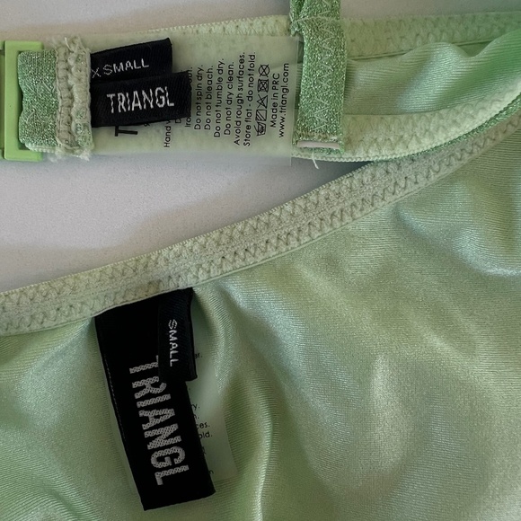 Triangl Maia Bikini - Lime Sparkle Maia - Picture 4 of 4